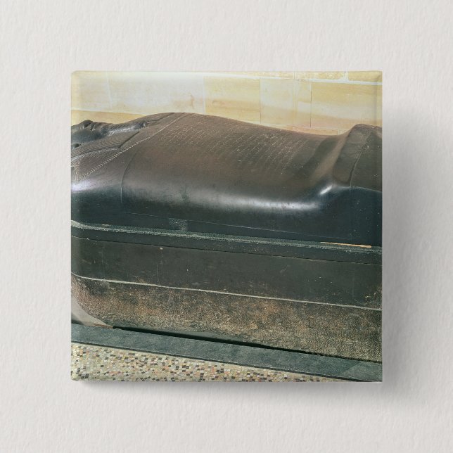 Sarcophagus of Eshmunazar, King of Sidon 15 Cm Square Badge (Front)