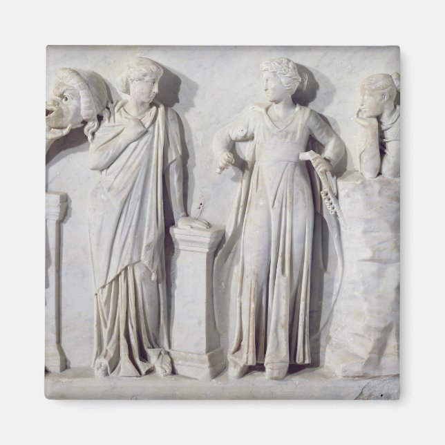 Sarcophagus of the Muses 2 Magnet (Front)