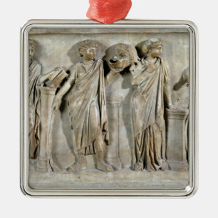 Sarcophagus of the Muses Metal Tree Decoration