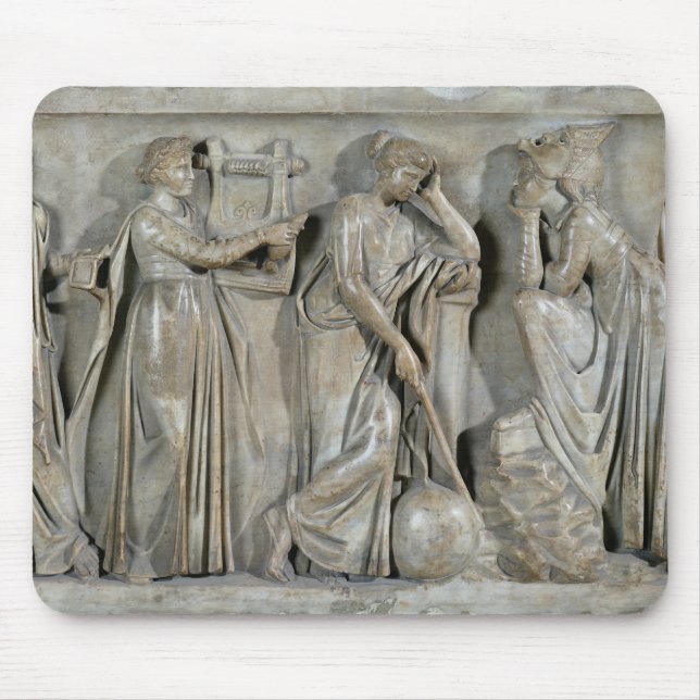 Sarcophagus of the Muses Mouse Pad (Front)