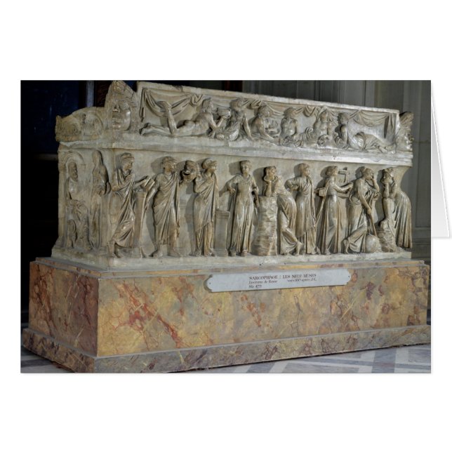 Sarcophagus with frieze of the Nine Muses (Front Horizontal)
