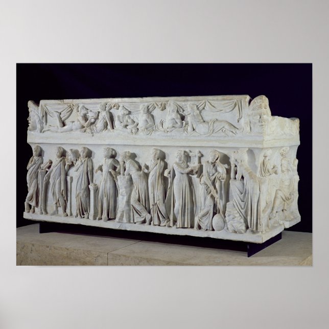Sarcophagus with frieze of the Nine Muses Poster (Front)
