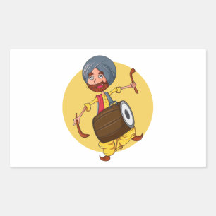 Sardar Ji Rectangular Sticker