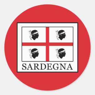 Sardegna Classic Round Sticker