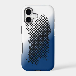 Sardegna, halftone map