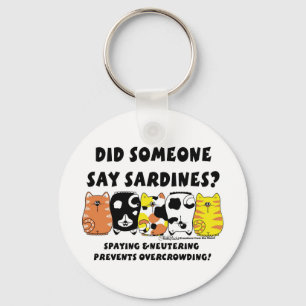 Sardine Cats Key Ring