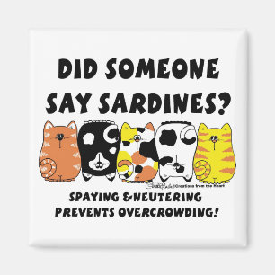 Sardine Cats Magnet