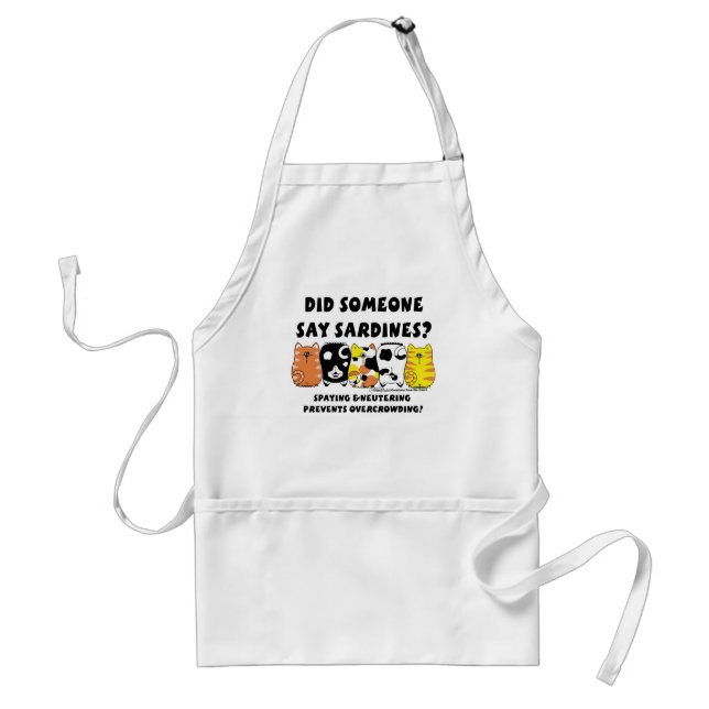 Sardine Cats Standard Apron (Front)