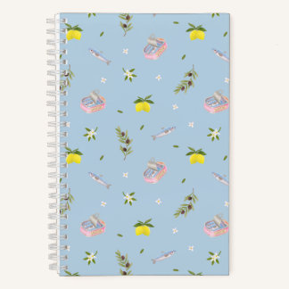 Sardine Lemon Blue Notebook