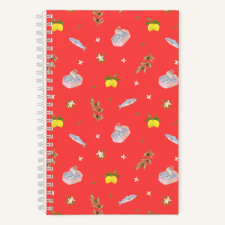 Sardine Lemon Red Notebook