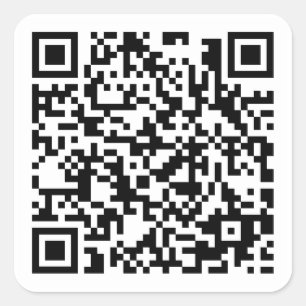 Sardine Pizza QR Code sticker