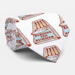 Sardine tin summer tie