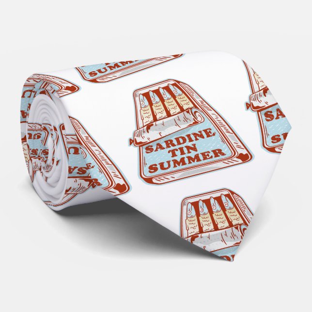 Sardine tin summer tie (Rolled)