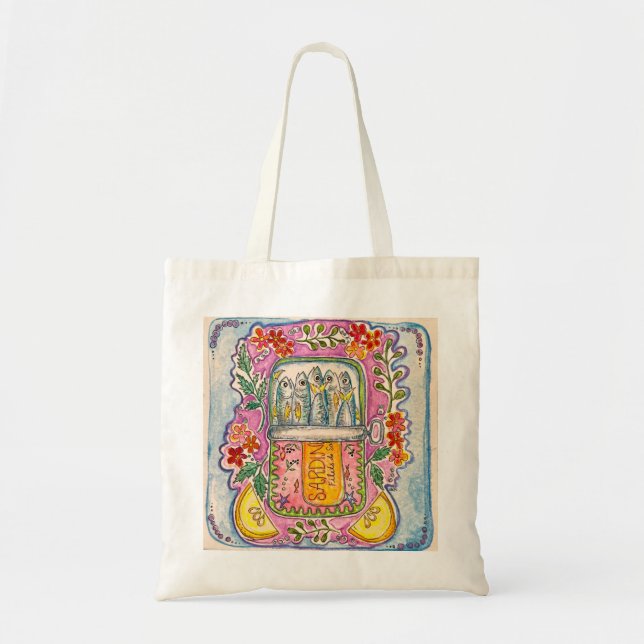 Sardine Tote  Bag (Front)