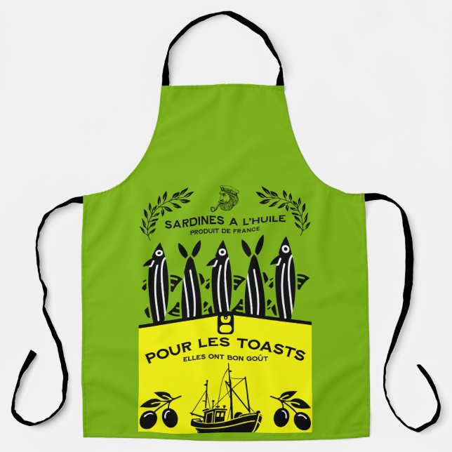 Sardinecore Vintage Kitchen Apron (Front)