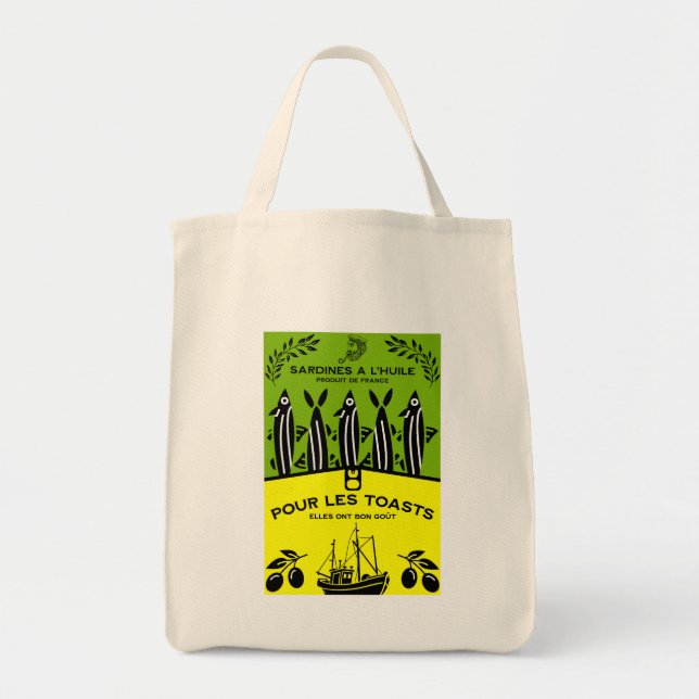 Sardinecore Vintage Kitchen Tote Bag (Front)