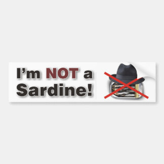 Sardines Bumper Sticker