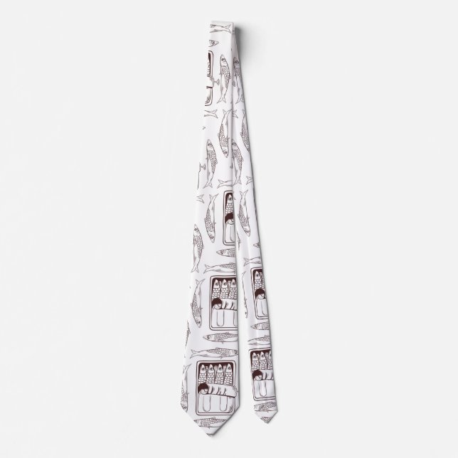 sardines can pattern trans tie (Front)