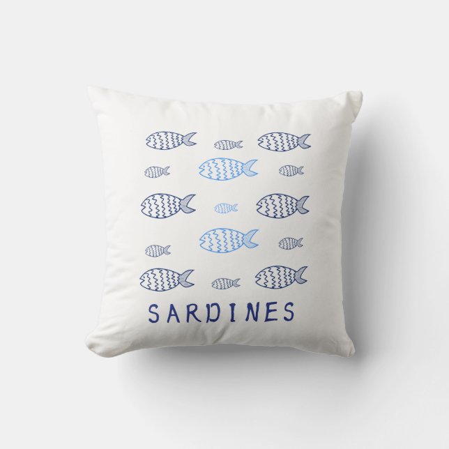 Sardines Cushion (Front)