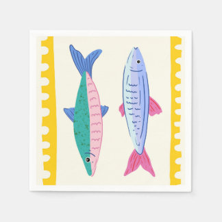 Sardines Duo Napkin