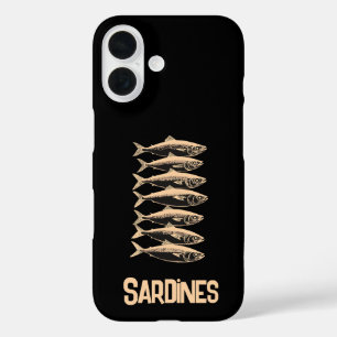 Sardines, fisherman iPhone 16 case
