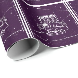Sardines in a tin Distressed Wrapping Paper