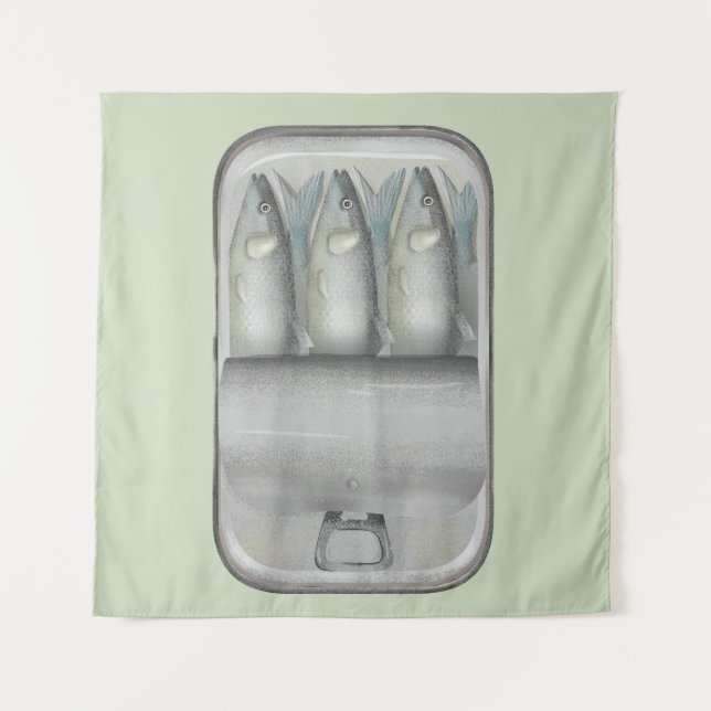 Sardines in a tin tapestry (Front)