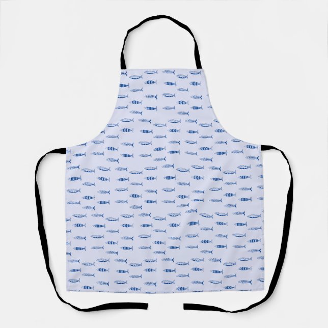 Sardines Pattern Apron (Front)