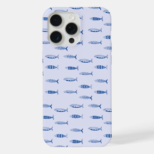 Sardines Pattern iPhone Case (Back)