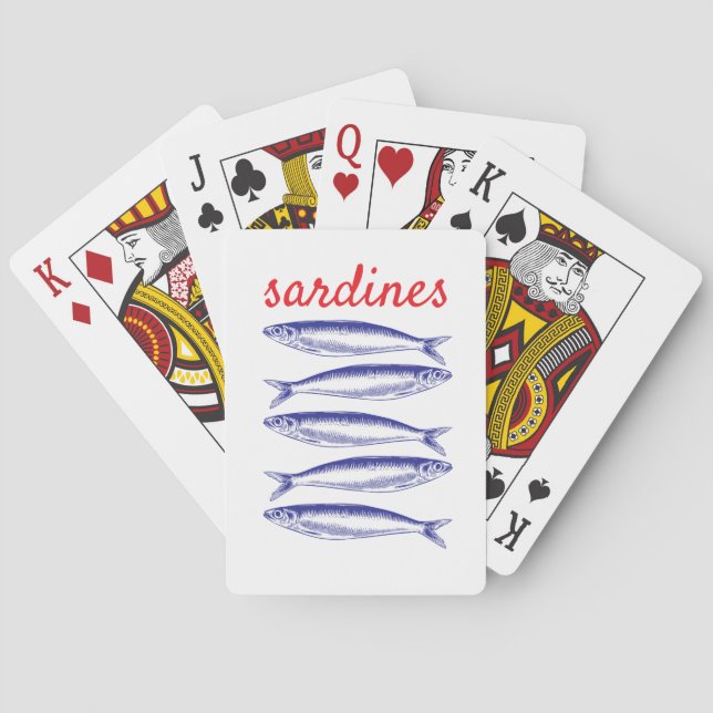 Sardines Playing Cards (Back)