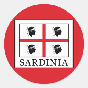 Sardinia Classic Round Sticker