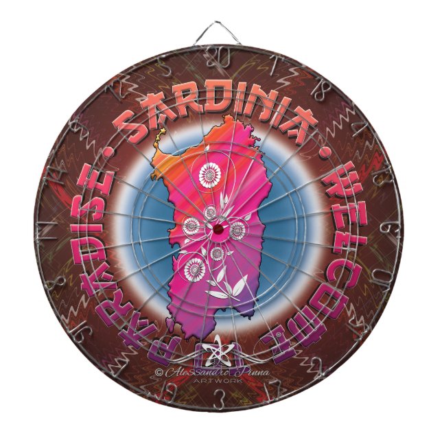 Sardinia Dartboard (Front)