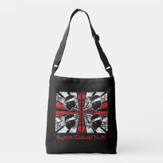 Sardinia flag - Grunge Crossbody Bag