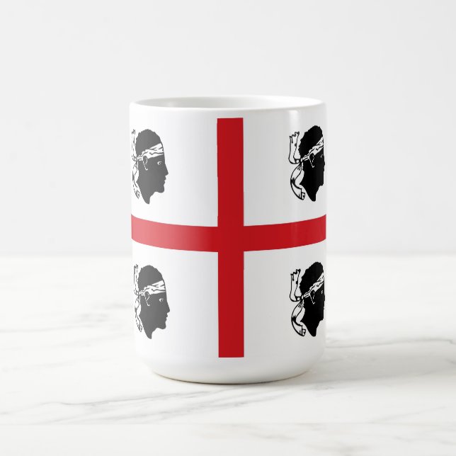 sardinia flag italy region island ethnic coffee mug (Center)