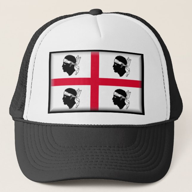 Sardinia Flag Trucker Hat (Front)