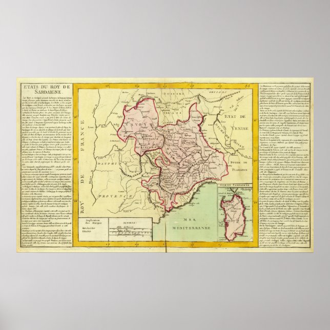 Sardinia, France, Italy Poster (Front)