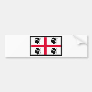 Sardinia (Italy) Flag Bumper Sticker