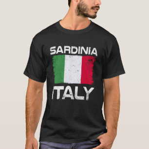 Sardinia Italy Flag Design Proud Italian Flag T-Shirt