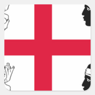 Sardinia (Italy) Flag Square Sticker