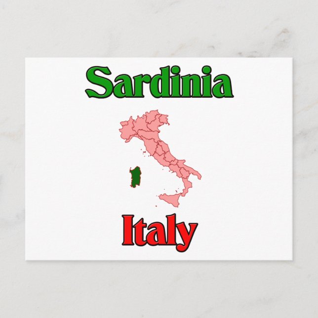 Sardinia Italy Postcard (Front)