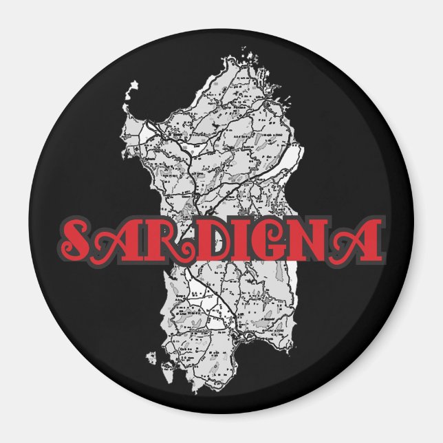 Sardinia Magnet (Front)