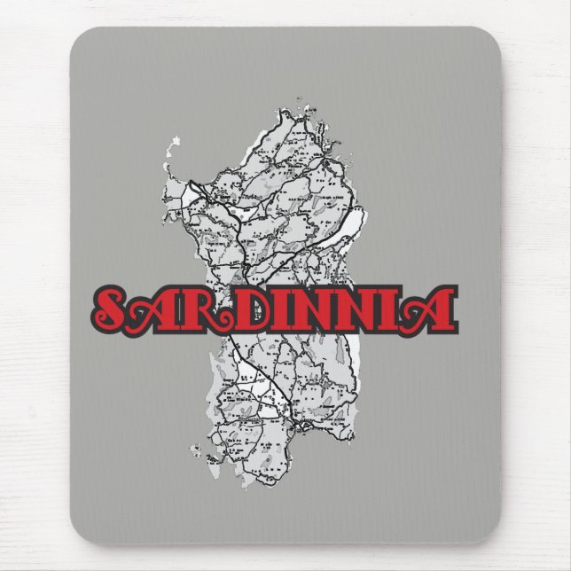 Sardinia Mouse Pad (Front)