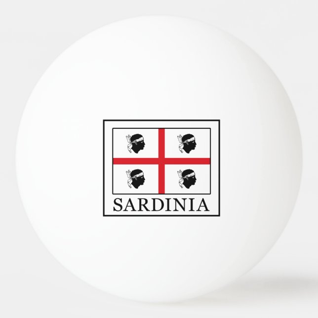 Sardinia Ping Pong Ball (Front)