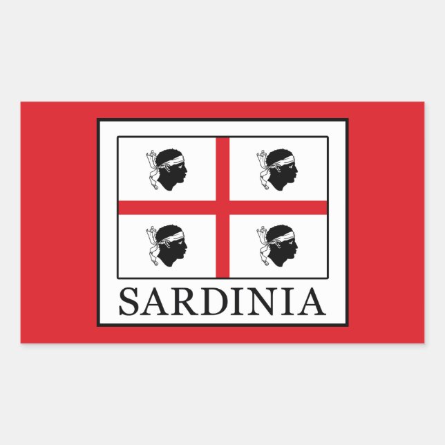 Sardinia Rectangular Sticker (Front)