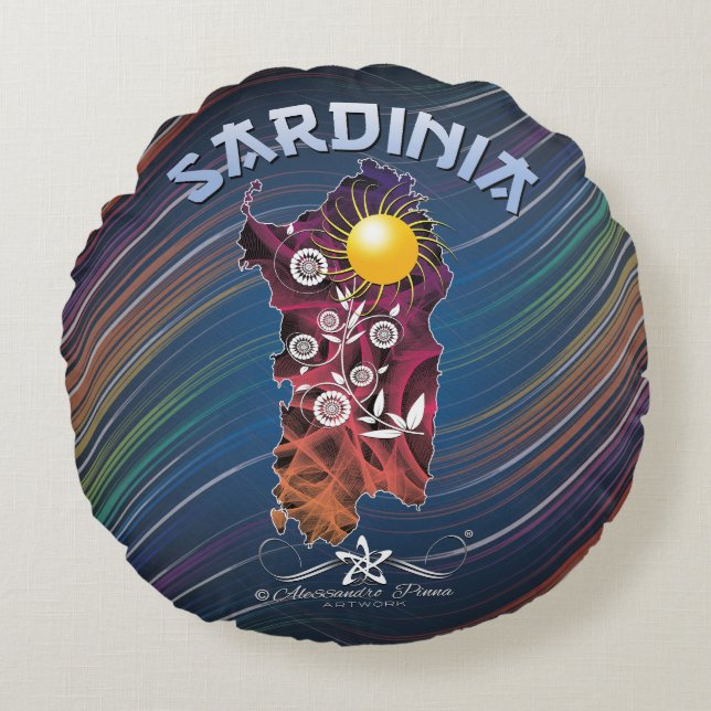 Sardinia Round Cushion (Front)