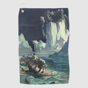 Sargasso Sea Grim Reaper & Sinking of Titanic Golf Towel