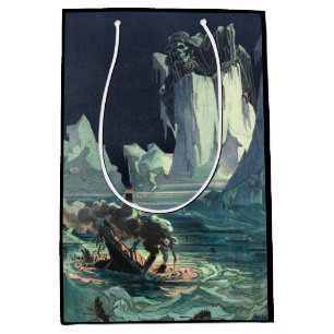 Sargasso Sea Grim Reaper & Sinking of Titanic Medium Gift Bag