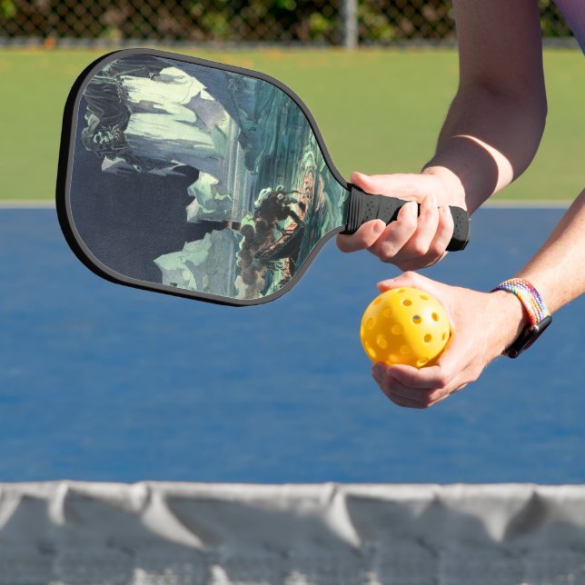 Sargasso Sea Grim Reaper & Sinking of Titanic Pickleball Paddle (Insitu)