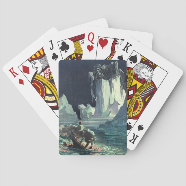 Sargasso Sea Grim Reaper & Sinking of Titanic Playing Cards (Back)