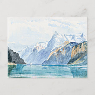 Sargent - Bay of Uri, fine art, Postcard